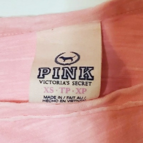 VS PINK NEON PINK EMBELLISHED TEE - Picture 7 of 9